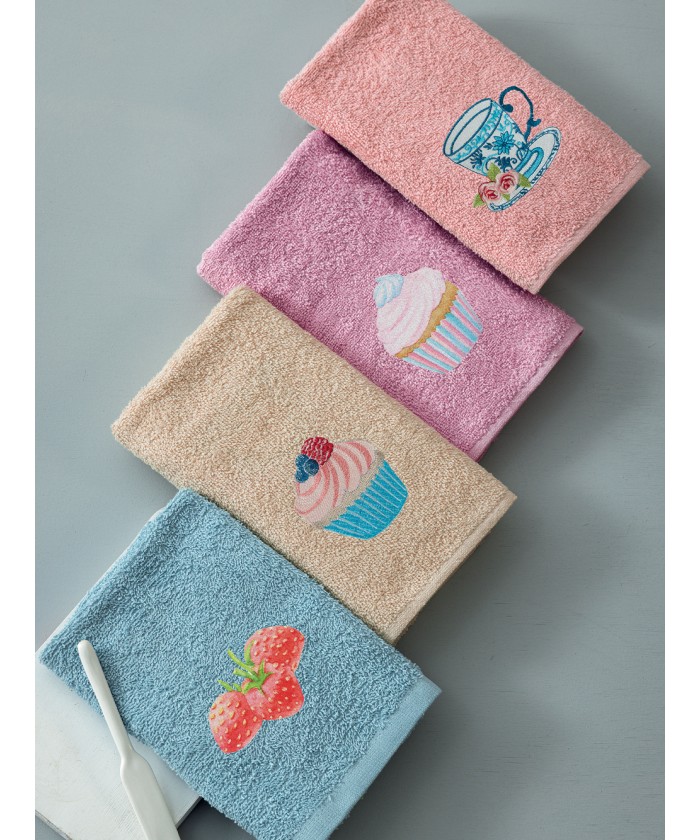 Σετ 4 Πετσέτες Κουζίνας Kitchen Towels 40x70 KT270