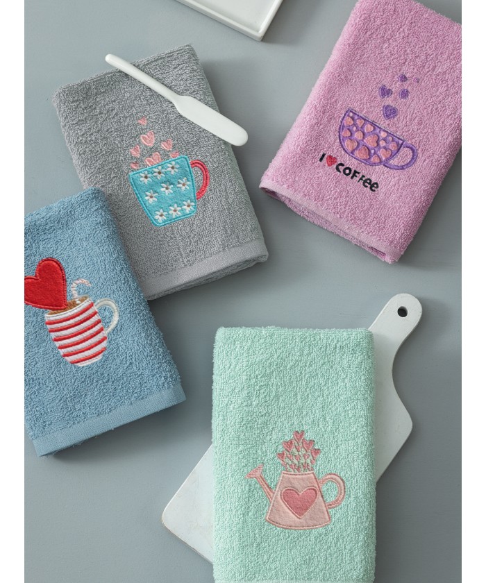 Σετ 4 Πετσέτες Κουζίνας Kitchen Towels 40x70 KT290