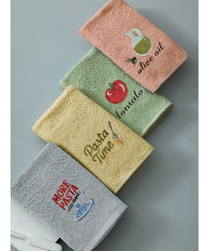 Σετ 4 Πετσέτες Κουζίνας Kitchen Towels 40x70 KT300