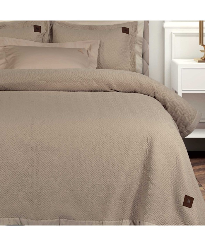 GREENWICH POLO CLUB ΚΟΥΒΕΡΛΙ KING ESSENTIAL 4452 TAUPE