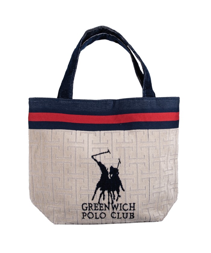 GREENWICH POLO CLUB ΤΣΑΝΤΑ ΘΑΛΑΣΣΗΣ 55Χ40 ESSENTIAL 5226 BLUE, TAUPE