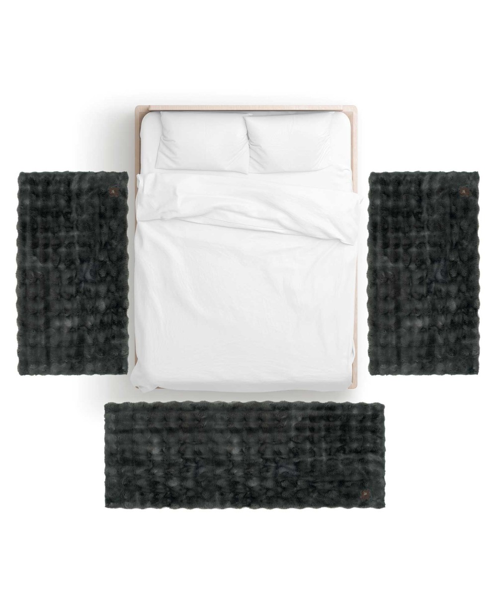 GREENWICH POLO CLUB ΧΑΛΙ 75X140 FAUX FUR 3125 GRAPHITE