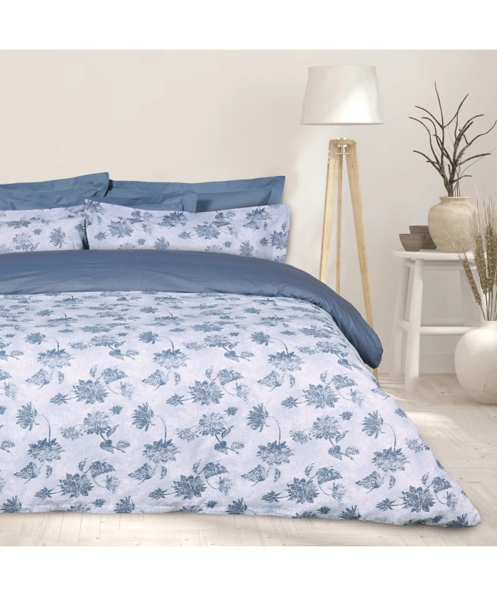 DAS HOME ΣΕΤ ΣΕΝΤΟΝΙΑ ΥΠΕΡΔΙΠΛΑ HAPPY 9672 BLUE, GREY