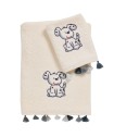 DAS BABY ΣΕΤ ΠΕΤΣΕΤΕΣ 2 ΤΕΜΑΧΙΩΝ ΚΕΝΤΗΤΕΣ SMILE 4965 GREY
