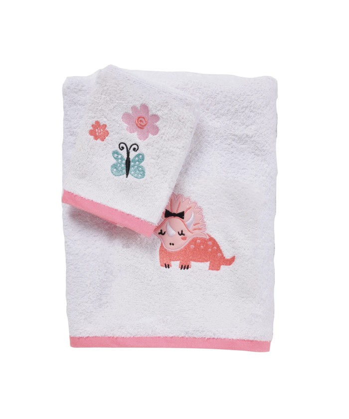 DAS BABY ΣΕΤ ΠΕΤΣΕΤΕΣ 2 ΤΕΜΑΧΙΩΝ ΚΕΝΤΗΤΕΣ FUN 4936 PINK, WHITE