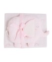 DAS BABY ΚΟΥΒΕΡΤΑ ΠΙΚΕ 75X100 RELAX 4957 GREY, PINK, WHITE
