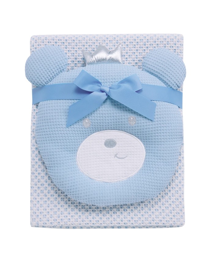 DAS BABY ΚΟΥΒΕΡΤΑ ΠΙΚΕ 75X100 RELAX 4959 BLUE, WHITE