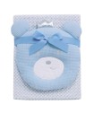 DAS BABY ΚΟΥΒΕΡΤΑ ΠΙΚΕ 75X100 RELAX 4959 BLUE, WHITE