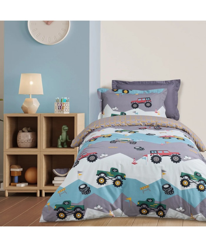 DAS KIDS ΣΕΤ ΣΕΝΤΟΝΙΑ ΜΟΝΑ 4926 GREEN, GREY