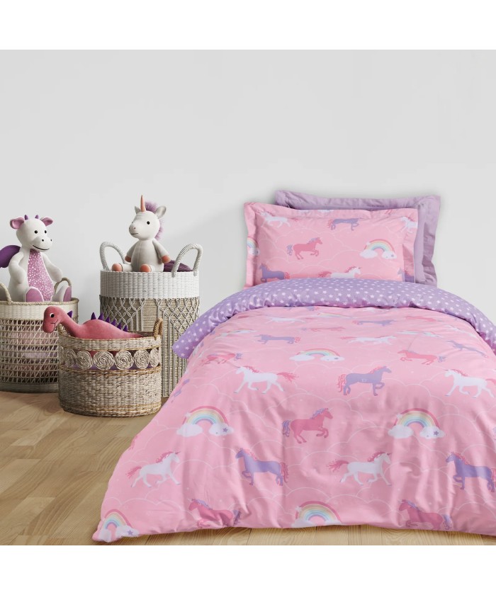 DAS KIDS ΣΕΤ ΣΕΝΤΟΝΙΑ ΜΟΝΑ 4929 PINK, PURPLE