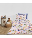 DAS KIDS ΚΟΥΒΕΡΛΙ ΜΟΝΟ 4927 BLUE, GREEN, WHITE