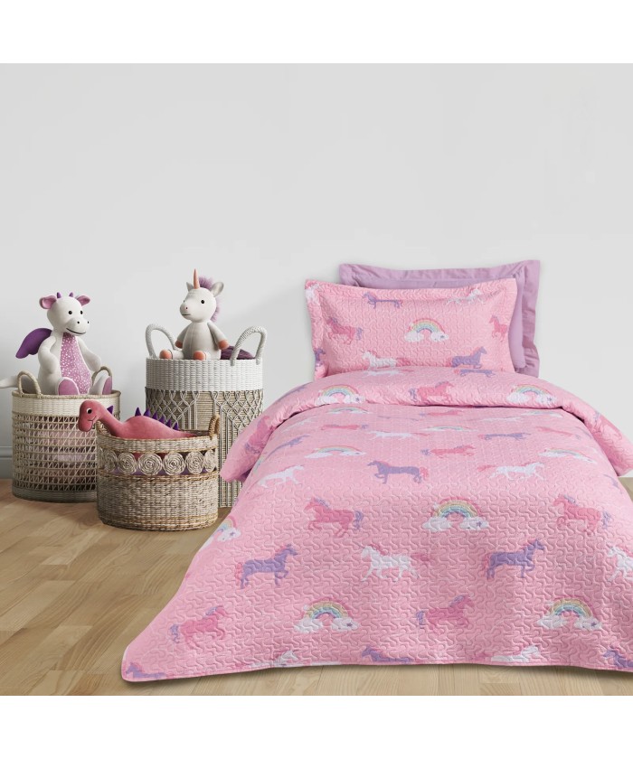 DAS KIDS ΚΟΥΒΕΡΛΙ ΜΟΝΟ 4929 PINK, PURPLE