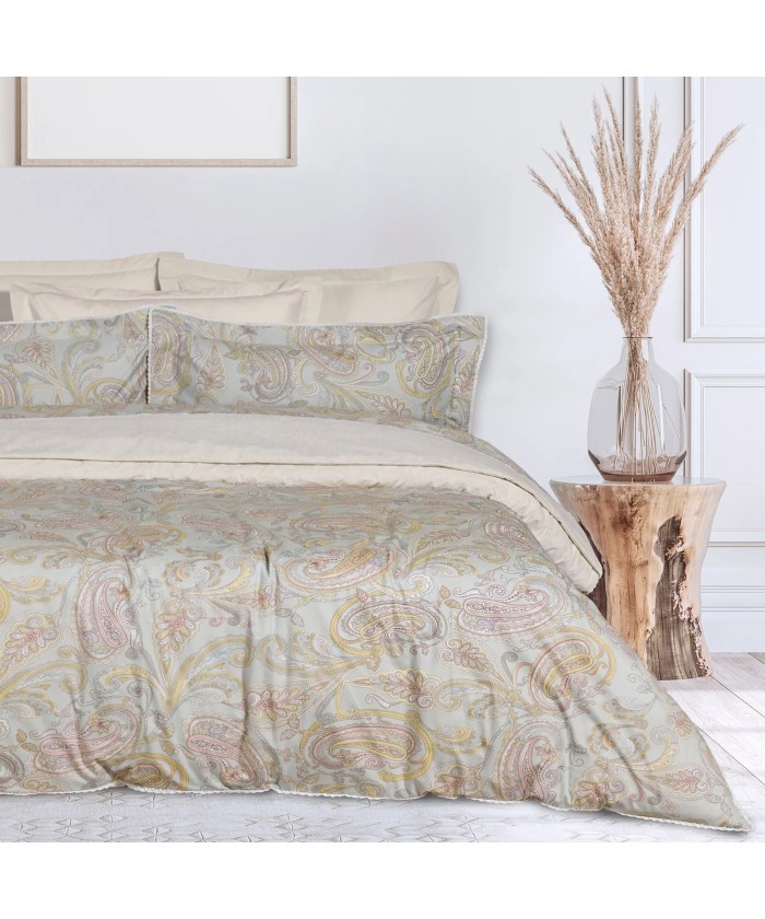DAS HOME ΚΟΥΒΕΡΛΙ KING PRESTIGE 1691 GREY, SALMON
