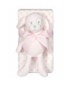 GREENWICH POLO CLUB ΚΟΥΒΕΡΤΑ ΠΙΚΕ 75X100 ΒΑΒΥ ESSENTIAL 8857 PINK, WHITE