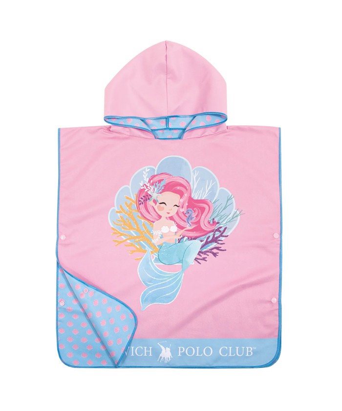 GREENWICH POLO CLUB JUNIOR ΠΟΝΤΣΟ ΘΑΛΑΣΣΗΣ 50Χ115 4041 PINK