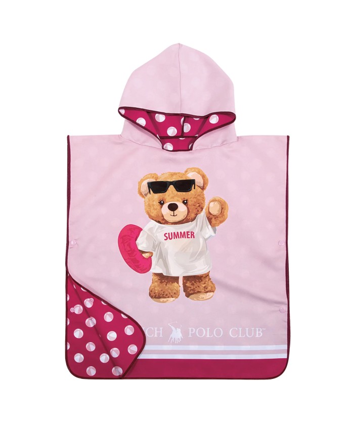 GREENWICH POLO CLUB JUNIOR ΠΟΝΤΣΟ ΘΑΛΑΣΣΗΣ 50Χ115 4039 PINK