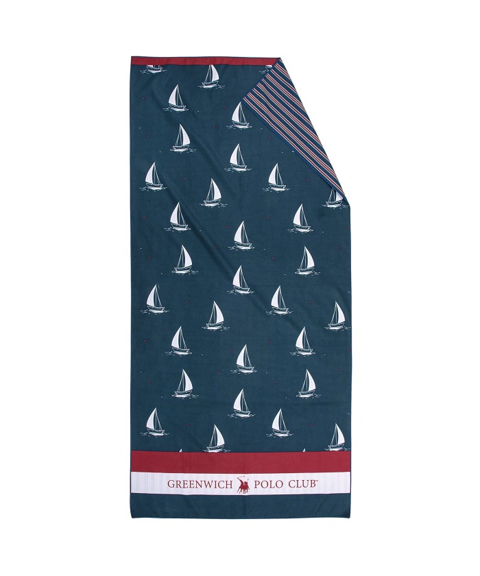 GREENWICH POLO CLUB ΠΕΤΣΕΤΑ ΘΑΛΑΣΣΗΣ 80Χ170 4026 BLUE, RED