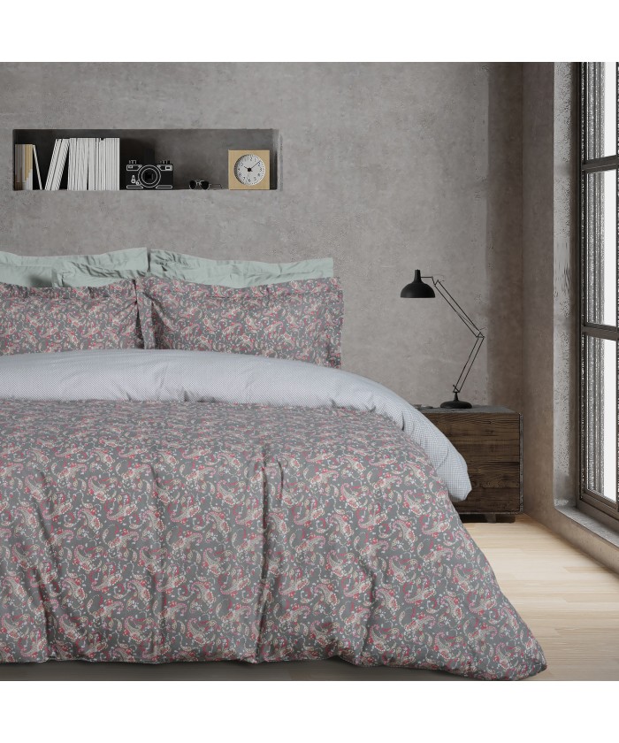 DAS HOME ΣΕΤ ΠΑΠΛΩΜΑΤΟΘΗΚΗ ΜΟΝΗ CASUAL 5423 CORAL, KHAKI