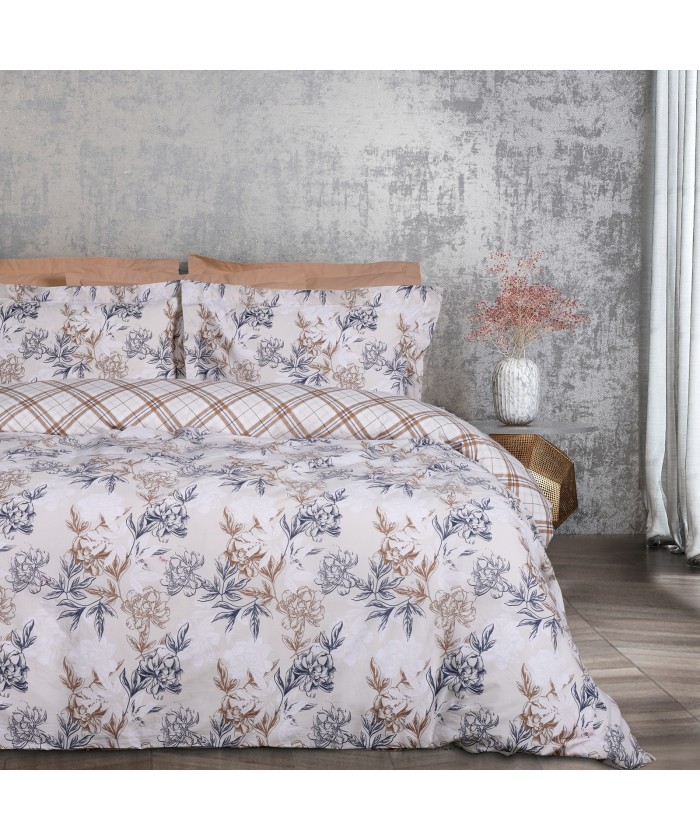 DAS HOME ΣΕΤ ΠΑΠΛΩΜΑΤΟΘΗΚΗ ΜΟΝΗ CASUAL 5422 BLUE, TAUPE