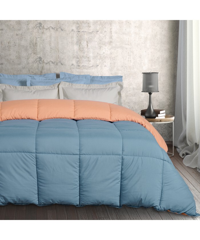 DAS HOME ΠΑΠΛΩΜΑ ΥΠΕΡΔΙΠΛΟ HAPPY 9642 BLUE, TERRACOTTA