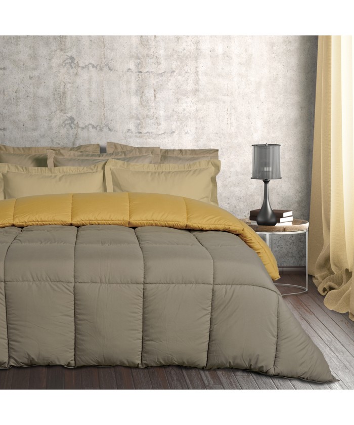 DAS HOME ΠΑΠΛΩΜΑ ΥΠΕΡΔΙΠΛΟ HAPPY 9643 DARK GREY, OCHRE