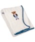 GREENWICH POLO CLUB ΚΟΥΒΕΡΤΑ VELOUR 110X140 ΒΑΒΥ 8838 BLUE, IVORY