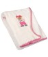 GREENWICH POLO CLUB ΚΟΥΒΕΡΤΑ VELOUR 110X140 ΒΑΒΥ 8839 IVORY, PINK