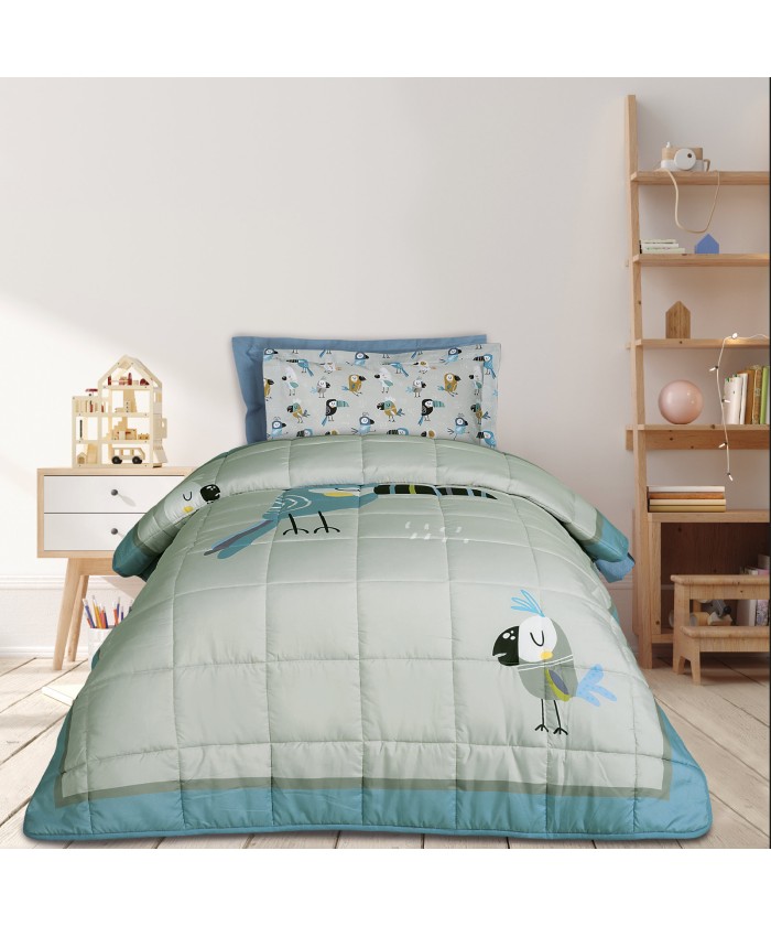 DAS KIDS ΠΑΠΛΩΜΑ ΜΟΝΟ 4914 BLUE, GREY, MINT