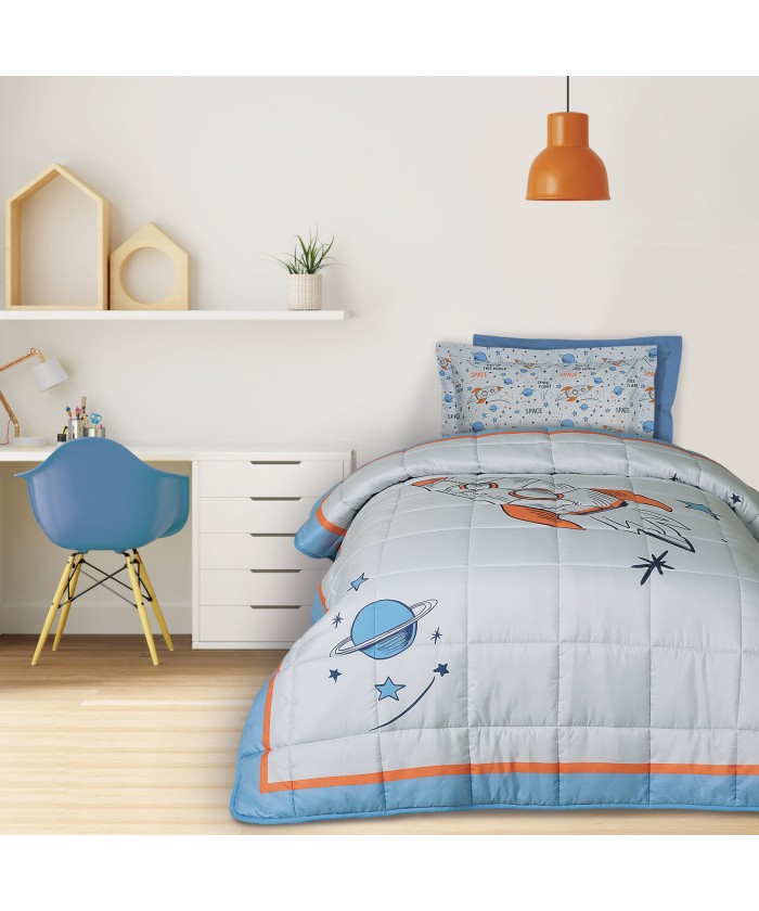 DAS KIDS ΠΑΠΛΩΜΑ ΜΟΝΟ 4912 BLUE, GREY, ORANGE