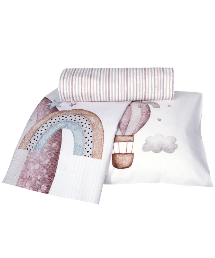 GREENWICH POLO CLUB ΣΕΤ ΣΕΝΤΟΝΙΑ ΒΑΒΥ 8841 NUDE, PINK, WHITE