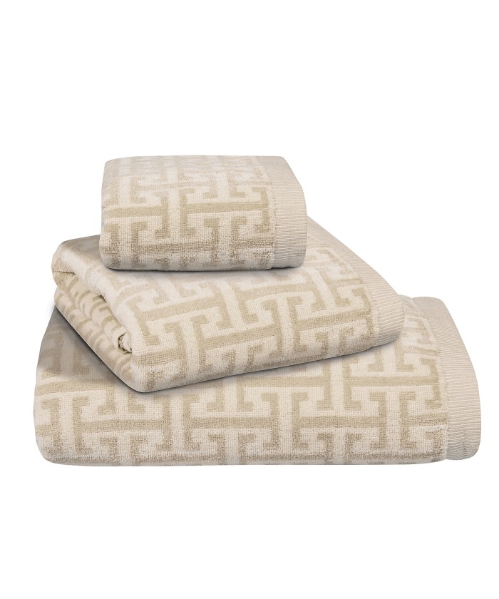 GREENWICH POLO CLUB ΣΕΤ ΠΕΤΣΕΤΕΣ 3 ΤΕΜΑΧΙΩΝ 3093 ECRU, TAUPE