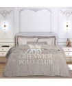 GREENWICH POLO CLUB ΚΟΥΒΕΡΤΑ FLEECE 160X220 ESSENTIAL 3490 TAUPE