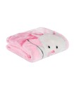 DAS BABY ΚΟΥΒΕΡΤΑ VELOUR 110X140 RELAX 4917 PINK