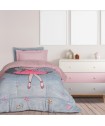 DAS KIDS ΚΟΥΒΕΡΤΟΠΑΠΛΩΜΑ 160Χ220 4922 GREY, PINK