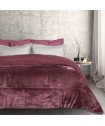 DAS HOME ΚΟΥΒΕΡΤΟΠΑΠΛΩΜΑ SHERPA ΜΟΝΟ 1188 DARK LILAC
