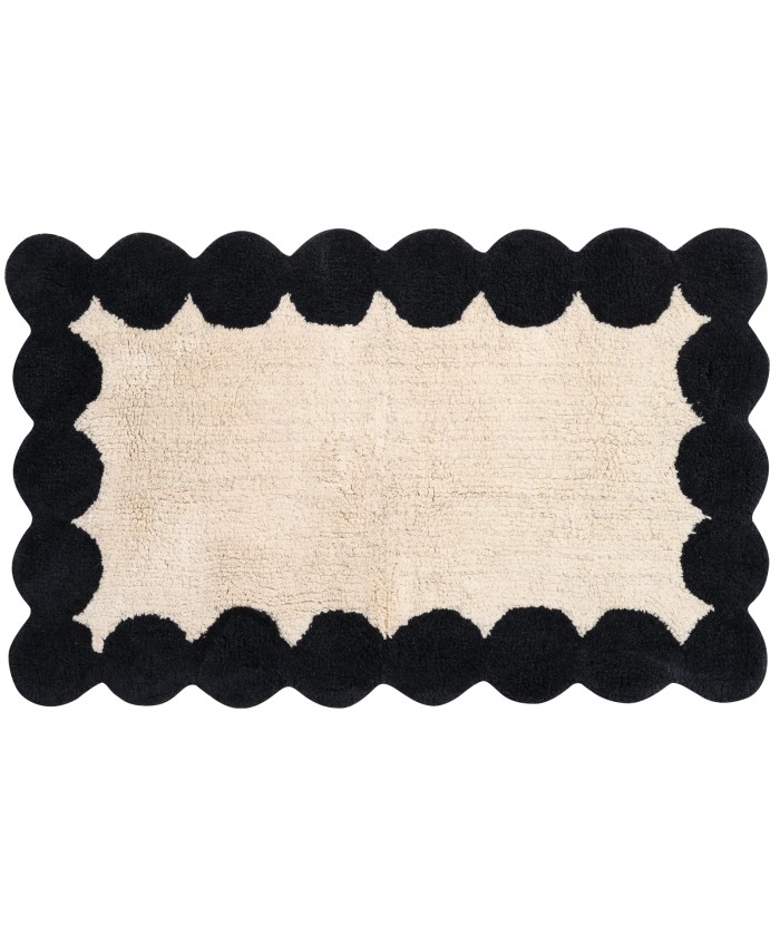 DAS HOME ΤΑΠΕΤΟ 50Χ80 0766 BLACK, IVORY