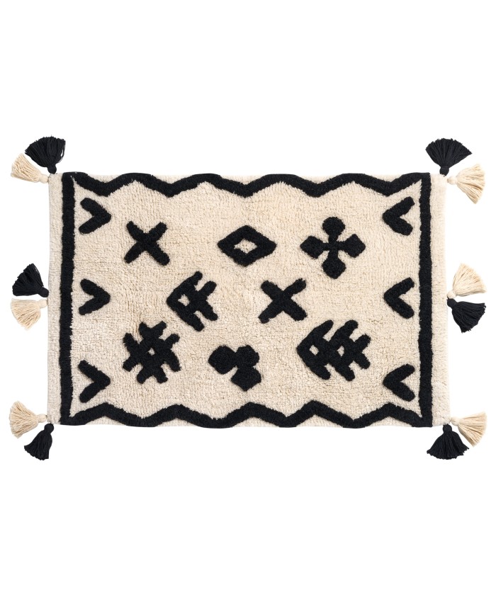 DAS HOME ΤΑΠΕΤΟ 50Χ80 0768 BLACK, IVORY