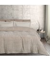 DAS HOME ΚΟΥΒΕΡΤΑ FLEECE 220Χ240 1357 TAUPE