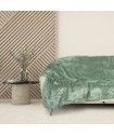 DAS HOME ΚΟΥΒΕΡΤΑ FLEECE 130Χ170 1184 DARK MINT