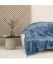 DAS HOME ΚΟΥΒΕΡΤΑ FLEECE 130Χ170 1186 DUSTY BLUE