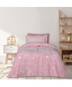 DAS KIDS ΚΟΥΒΕΡΤΑ FLEECE 160Χ220 4898 FUSCHIA, WHITE
