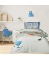 DAS KIDS ΚΟΥΒΕΡΤΑ FLEECE 160Χ220 4912 BLUE, GREY, ORANGE