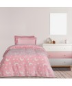 DAS KIDS ΚΟΥΒΕΡΤΑ FLEECE 160Χ220 4897 PINK, WHITE