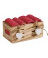 DAS HOME ΣΕΤ ΠΕΤΣΕΤΕΣ 4ΤΕΜΑΧΙΩΝ SOFT 4009 RED