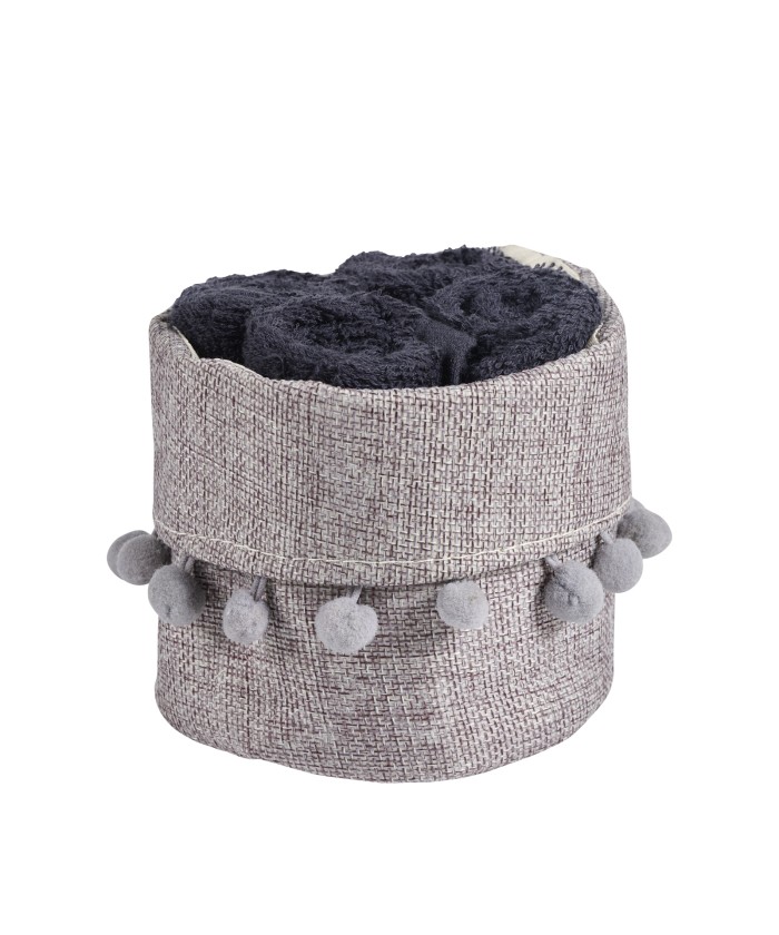 DAS HOME ΣΕΤ ΠΕΤΣΕΤΕΣ 4ΤΕΜΑΧΙΩΝ SOFT 4011 BLACK