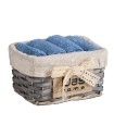 DAS HOME ΣΕΤ ΠΕΤΣΕΤΕΣ 4ΤΕΜΑΧΙΩΝ SOFT 4004 BLUE