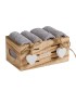 DAS HOME ΣΕΤ ΠΕΤΣΕΤΕΣ 4ΤΕΜΑΧΙΩΝ SOFT 4005 GREY