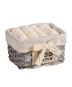 DAS HOME ΣΕΤ ΠΕΤΣΕΤΕΣ 4ΤΕΜΑΧΙΩΝ SOFT 4000 ECRU