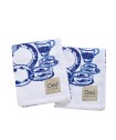 DAS HOME ΣΕΤ ΠΟΤΗΡΟΠΑΝΑ 2ΤΜΧ 40Χ60 0738 BLUE, WHITE