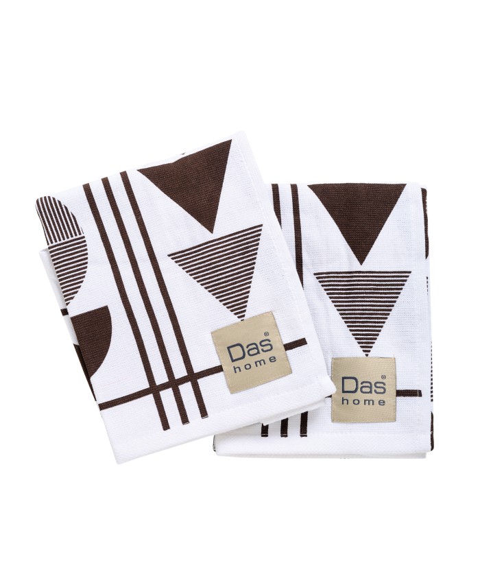 DAS HOME ΣΕΤ ΠΟΤΗΡΟΠΑΝΑ 2ΤΜΧ 40Χ60 0740 GREY, WHITE